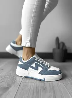 Adidasi dama casual albastri 209 T3-3