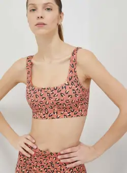 Billabong sutien sport Summit culoarea portocaliu, modelator