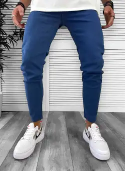 Blugi barbati conici albastri 13009 H2-5