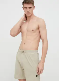 Fila pantaloni scurti de baie culoarea bej
