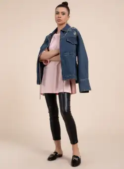 Geaca blugi Ottavia Albastra