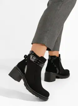 Ghete cu toc Atalia V2 negre