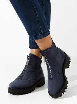 Ghete dama piele Velora V2 navy