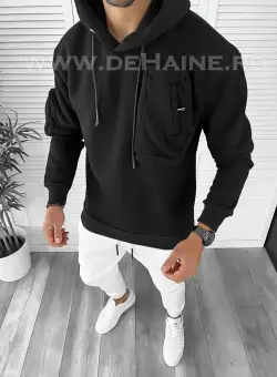 Hanorac barbati negru slim fit K170 O3-5.3