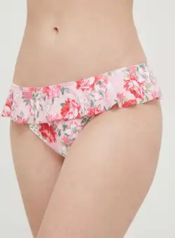 Hollister Co. chiloti de baie culoarea roz