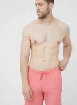 John Frank pantaloni scurti de baie culoarea roz