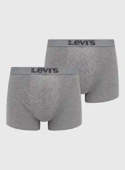 Levi's boxeri (2-pack) barbati, culoarea gri