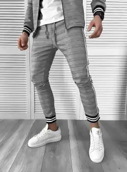 Pantaloni barbati de trening slim fit 10139 D2-1.3