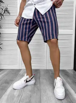 Pantaloni scurti casual cu imprimeu 13126