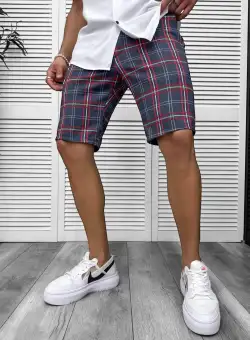 Pantaloni scurti casual cu imprimeu 13141
