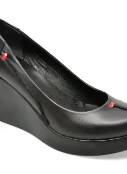 Pantofi GRYXX negri, 196247, din piele naturala