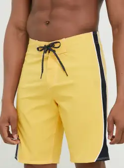 Quiksilver pantaloni scurti de baie culoarea galben