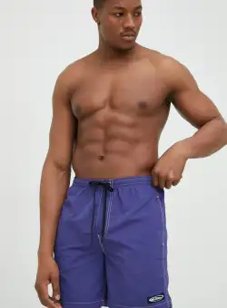 Quiksilver pantaloni scurti de baie culoarea violet