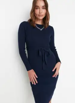 Rochie midi albastra Dolcie