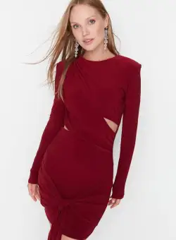 Rochie scurta grena Grandia