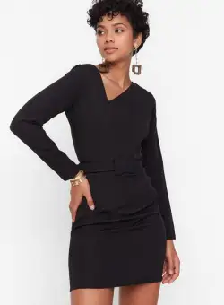 Rochie scurta Kassandra neagra