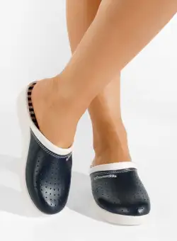 Saboti medicali cu talpa ortopedica Irvona navy