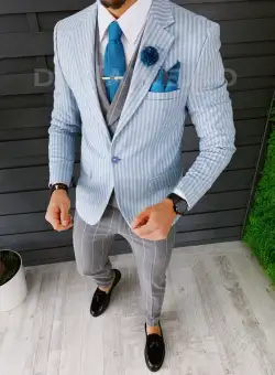 Sacou barbati slim fit B5711 P19-5.3