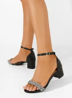 Sandale dama elegante Merina negre