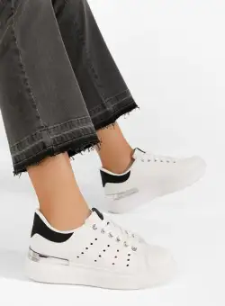 Sneakers dama Moneva albi
