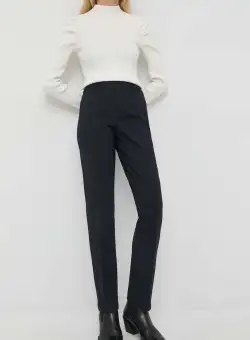 Spanx leggins modulari femei, culoarea albastru marin, neted