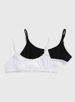 United Colors of Benetton Sutien fete (2-pack) culoarea alb