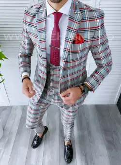 Vesta barbati eleganta slim fit A1003 E V2