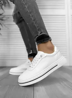 Adidasi barbati casual albi 1665. N1-4