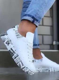 Adidasi barbati casual albi B3623 T53-2