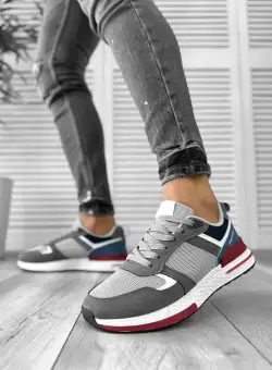 Adidasi barbati casual gri B017 N1-4