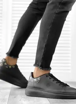 Adidasi barbati casual negri 55771 T50-4