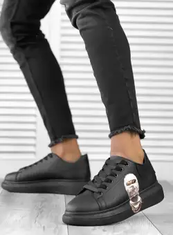 Adidasi barbati casual negri FCL8071 N17-2