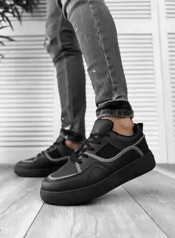 Adidasi barbati casual negri R923 T5-3