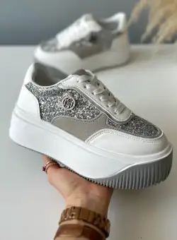 Adidasi dama casual albi ZH07