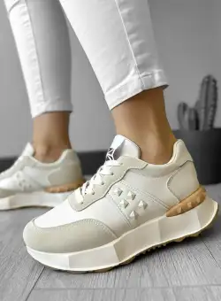 Adidasi dama casual bej A01 T7-3