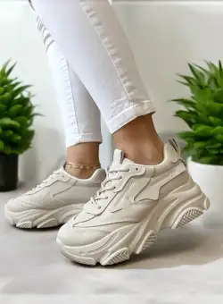 Adidasi dama casual bej La247 T50-3