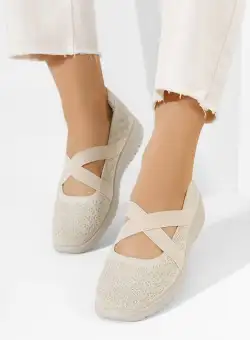 Balerini cu barete Vanora bej