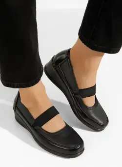 Balerini cu platforma Niomi negri