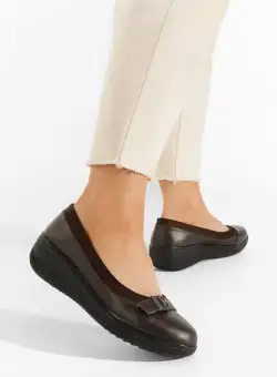 Balerini cu platforma Rolina maro