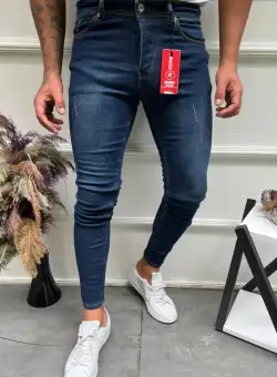 Blugi barbati conici albastri 178 M3-3.3