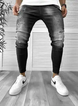 Blugi barbati conici negri 5798 D6-2.1