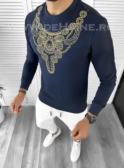 Bluza barbati bleumarin slim fit 2557 89-2