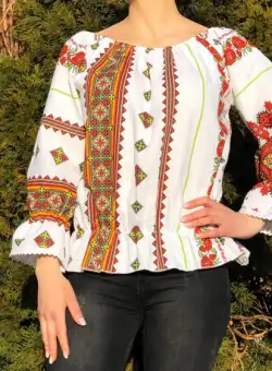Bluza stilizata cu motive traditionale Daniela 7