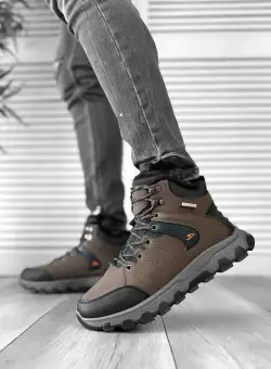 Bocanci barbati imblaniti maro A75 T52-2