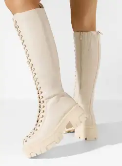 Bocanci inalti de dama Candra bej