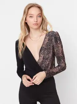 Body Two Tones negru