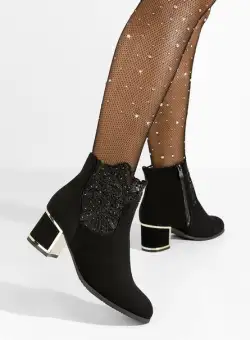 Botine elegante Kalena negre