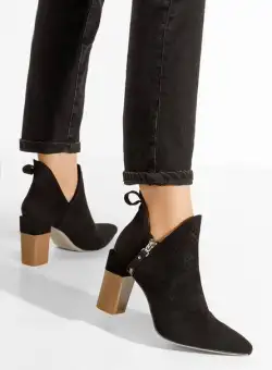 Botine perforate Lopera negre