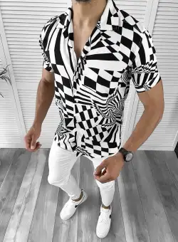 Camasa barbati PREMIUM cu imprimeu 12052 P20-2.3