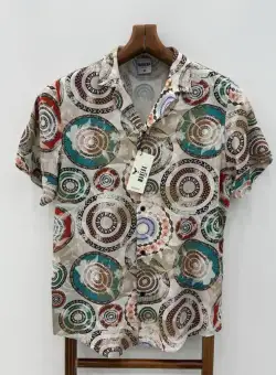 Camasa barbati PREMIUM maneca scusta cu imprimeu 11904 D5-2.1